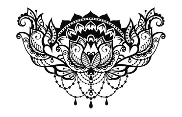 Obraz premium Lotus decorative illustration