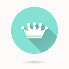 Crown vector icon.