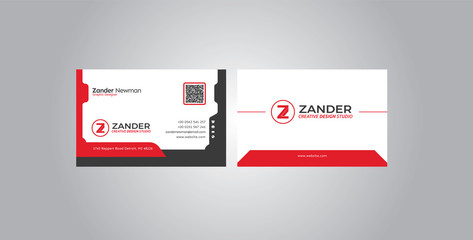 Modern Business Card, Print-ready,CMYK