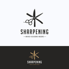Sharpening service logo