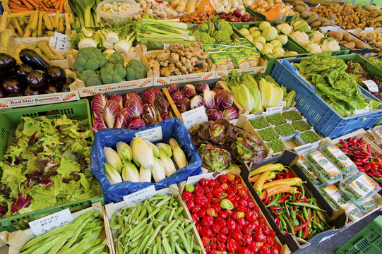 farmer's market, fresh food