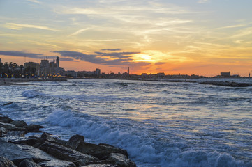 Obraz premium Bari tramonto