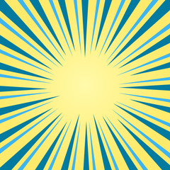 Abstract light sun rays background. Vector illustration
