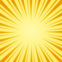 Abstract light sun rays background. Vector illustration
