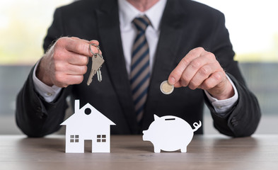 Savings concept for house investment