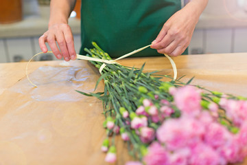 Florist at work
