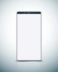 Frameless Phone concept illustration