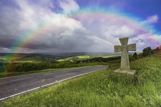 Double Rainbow At Bradfield, Yorkshire, UK