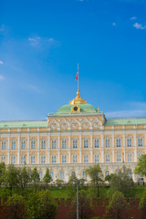 Moscow, Russia. Grand Kremlin Palace. © Watercolor_Art_Photo