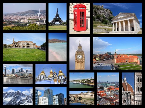 Europe postcard
