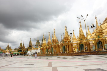 Myanmar Rangún - obrazy, fototapety, plakaty