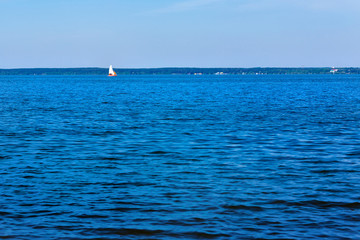 Obraz premium Ob reservoir. Novosibirsk oblast, Siberia, Russia