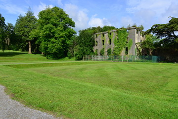 The burnt out remains of Woodstock house.
