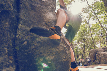 Bouldern in Fontainebleau