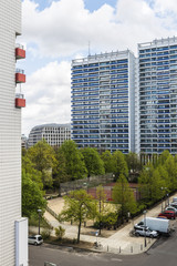 Obraz na płótnie Canvas Modern residential building in Berlin, Germany