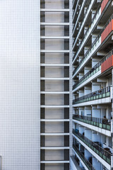 Modern residential building in Berlin, Germany