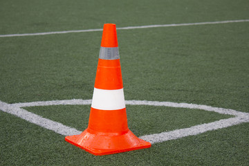 side flag on the football field