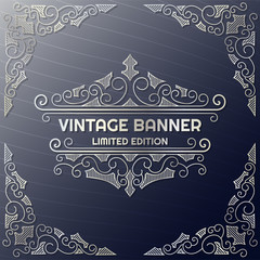 Vintage flyer background Design Template