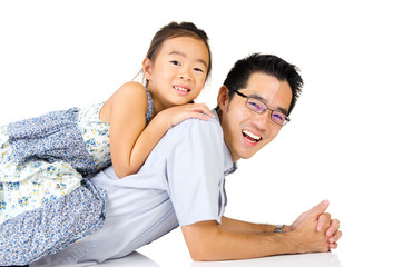 Obraz premium Father and daughter