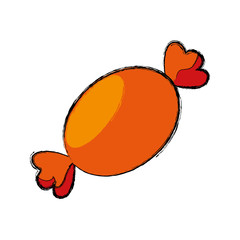 Sweet candy caramel icon vector illustration graphic design