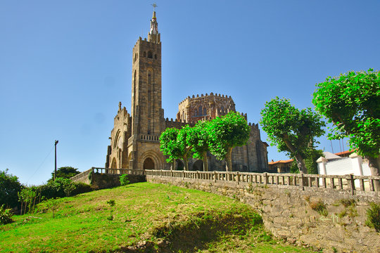 Templo Votivo del Mar, Panx&oacute;n. cerca de Vigo, Pontevedra, Galicia, Espa&ntilde;a