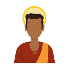 Saint joseph cartoon icon vector illustration graphic design