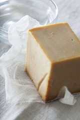 Illustration of organic cosmetics Alep soap