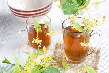 Tea with lime flower