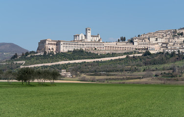 Italy, Panorama of Assisi