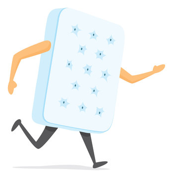Big mattress running or training