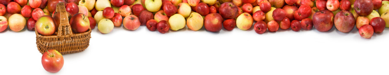 Naklejka na ściany i meble image of ripe apples