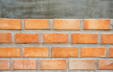 Background of brick wall pattern texture.