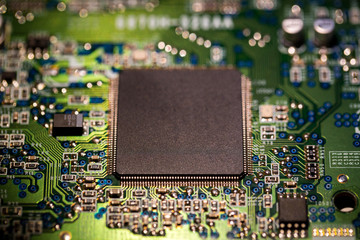 Micro chip on motherboard