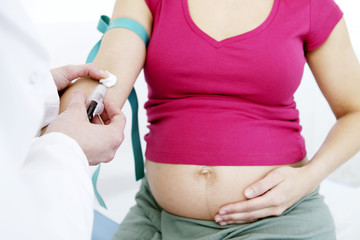 Blood specimen, pregnant woman