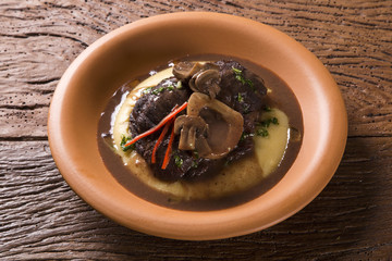 Ossobuco with polenta