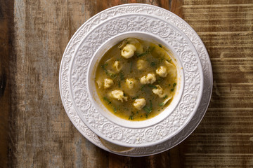 Capeletti in brodo - Italian cuisine