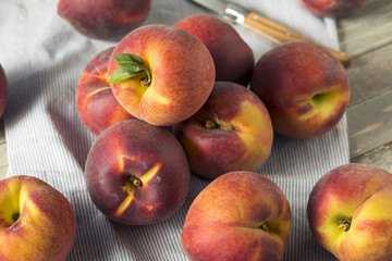 Raw Ripe Organic Yellow Peaches