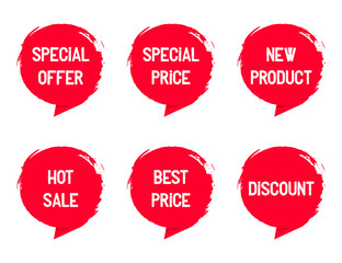 Set stamps with words for sale, Special offer, new product