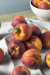 Raw Ripe Organic Yellow Peaches