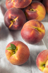 Raw Ripe Organic Yellow Peaches