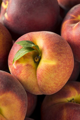 Raw Ripe Organic Yellow Peaches