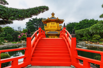 Obraz premium Nan Lian Garden Pavilion in Hong Kong