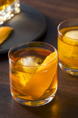 Homemade Boozy Old Fashioned Cocktail