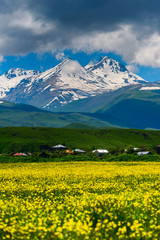 Beautiful view of Mount Aragats, Armenia