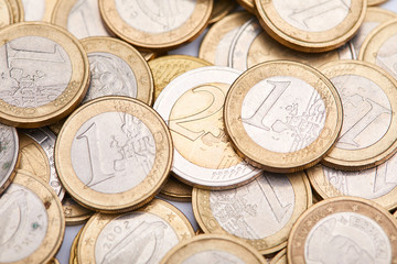 euro coins