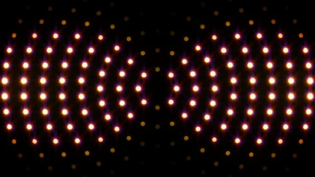 Blinking radial lights loop for background effect, vj sets, etc.