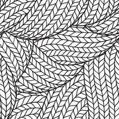Seamless pattern for coloring book
