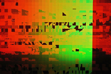 Background of glitch error or complex pixel texture