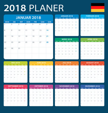 Planner 2018 - German Version
