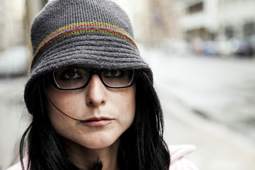 Woman's Urban Portrait
